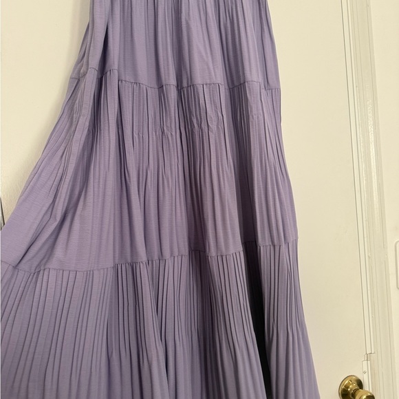Lavender Tiered Maxi Skirt - Picture 2 of 4